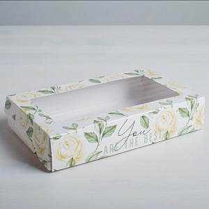 Коробка складная Flowers, 20х12х4 см